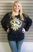 Image of 18500 - Hoodie w/Irving Tigers Flame logo