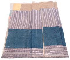 Image of Lavender Quilt with Indigo and Tan