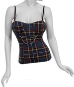 Image of Green Tartan Bustier