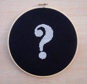 Image of KIT > Cross Stitch Question Mark