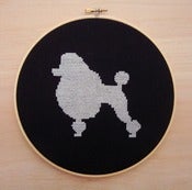 Image of KIT > Cross Stitch Clyde the Poodle