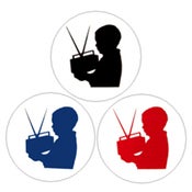 Image of SideCho Records Clear Vinyl Stickers