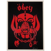 Image of Shepard Fairey - Obey Giant - Motorhead - Limited edition-Red
