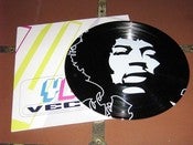 Image of Printed 12" record. Music Legends (Hendrix Pictured).