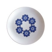 Image of Assiette motifs bleus