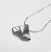Image of Silver Origami Necklace