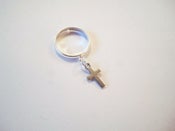 Image of Tiny Crucifix Ring