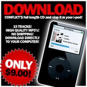 Image of MP3 DOWNLOAD - Conflict "Death Before Denial" Full Length CD (NO SHIPPING!)
