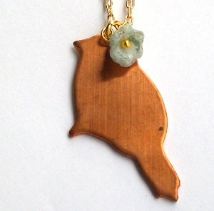 Image of Copper Bird Pendant