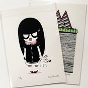 Image of AGENTEMORILLAS & THE MOUNTAINS silkprint