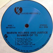 Image of MARVIN HOLMES & JUSTICE - summer of 73 - KONKORD LP