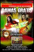 Image of DAMAS GRATIS Concierto en Miami