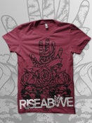Image of Rise Above Hounds T-shirt - Maroon 