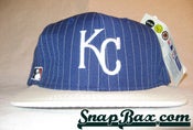 Image of VINTAGE KANSAS CITY ROYALS PIN STRIPE SNAPBACK