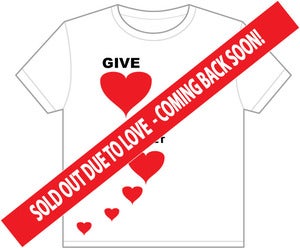 Image of GIVE LOVE TO GET LOVE HEART TEE