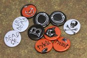 Image of Ten Halloween Buttons