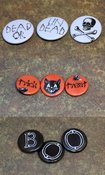 Image of Three Halloween Buttons
