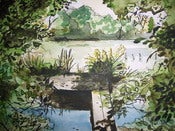 Image of "Bramble Island" Redmire Pool