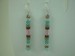 Image of Peyote Stick Earrings "Miami Heat"