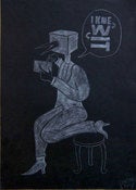 Image of "I Knew It" Original Drawing by Parra