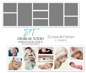 Image of 10x30 Clean & Fresh Storyboard Template