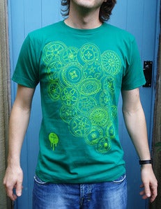 Image of Holy Hoops Tee (green)