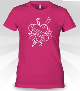 Image of <3 Pork - Womens - Pink or Gray