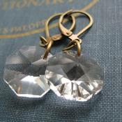 Image of Chandelier Crystal vintage inspired earrings