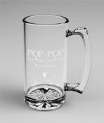 Image of Custom Engraved Beer Mug YourName The Man The Myth The Legend.