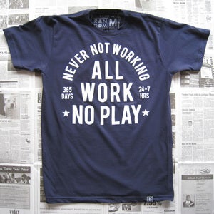 Image of Always Working (navy)