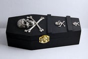 Image of Skull Coffin Trinket Box - OOAK