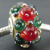 Image of Holly Pandora Troll Chamilia Biagi style glass bead - Ready to Ship