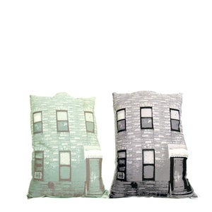Image of 2 Story Building Pillow