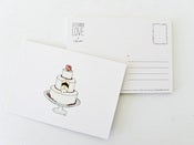 Image of letterbox love - rose tiered cake