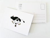 Image of letterbox love - cow balloon
