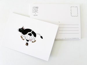 Image of letterbox love - cow balloon