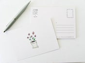 Image of letterbox love - pink daisies