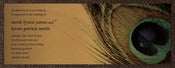 Image of layered panel peacock invite