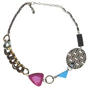 Image of Islamic inspired reclaimed wood necklace