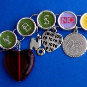 Image of Yes NO Maybe Charm Bracelet