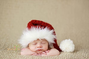 Image of Santa Baby Christmas Stocking Hat