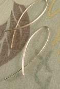 Image of Ichthys I earrings, in sterling silver