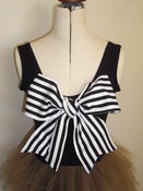 Image of slinky suzy jersey bow singlet