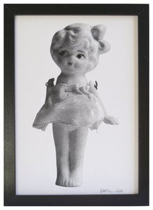 Image of Lulu (Girl No.2) Black Mini-Print