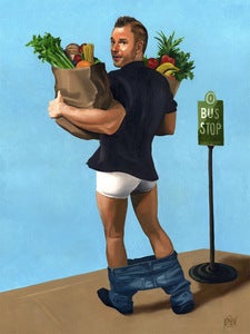 Image of Stop, Shop, and Drop, Starring Dale Levitski  |  prints