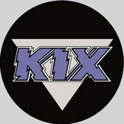 Image of 2 KIX Midnite Dynamite Logo Vinyl Stickers