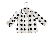 Image of Dark Navy Polk Dots Jacket