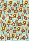 Image of Wood Flowers Wrapping Paper - A1, gloss