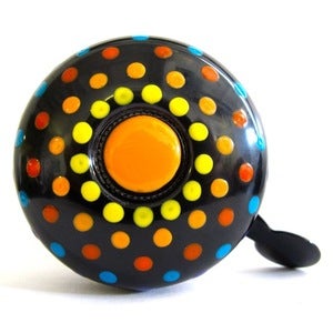 Image of lite brite bell - with orange center