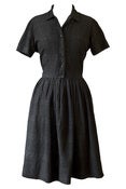 Image of Vintage 1950s Cotton Day Dress